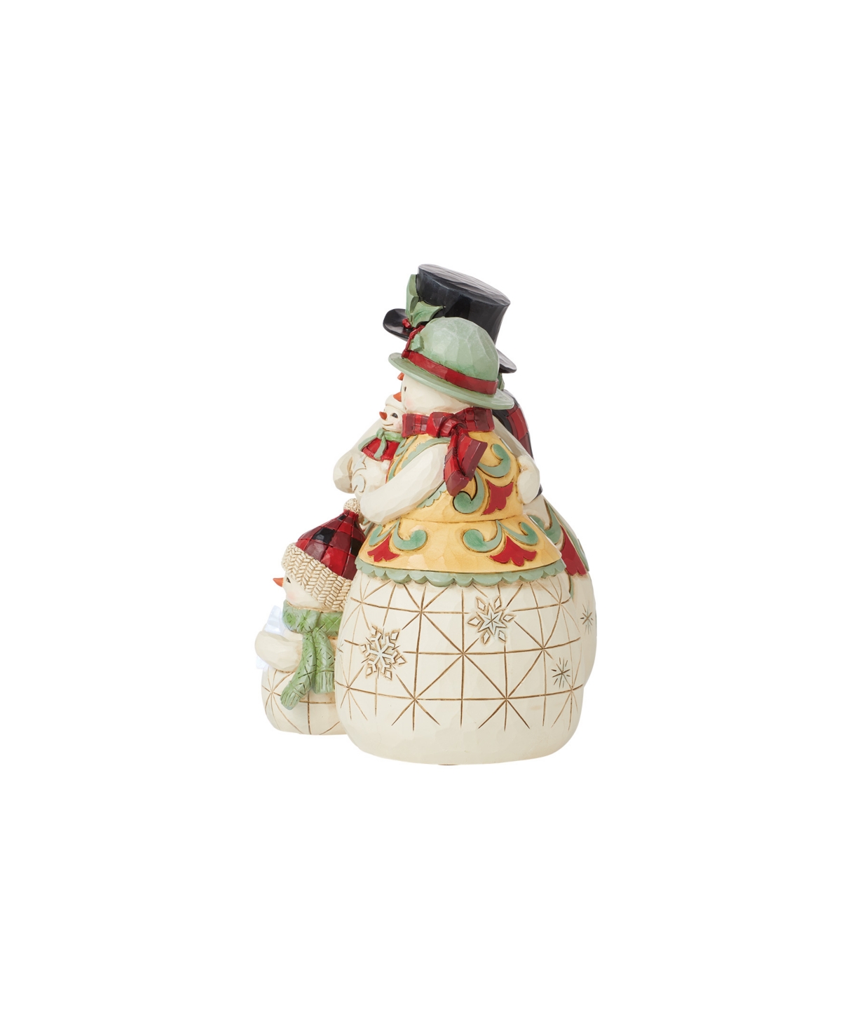 Jim Shore Highland Glen Snowmen Family Figurine In Multi