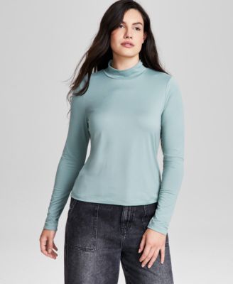 А теперь этот женский мягкий топ-водолазка с высоким воротом