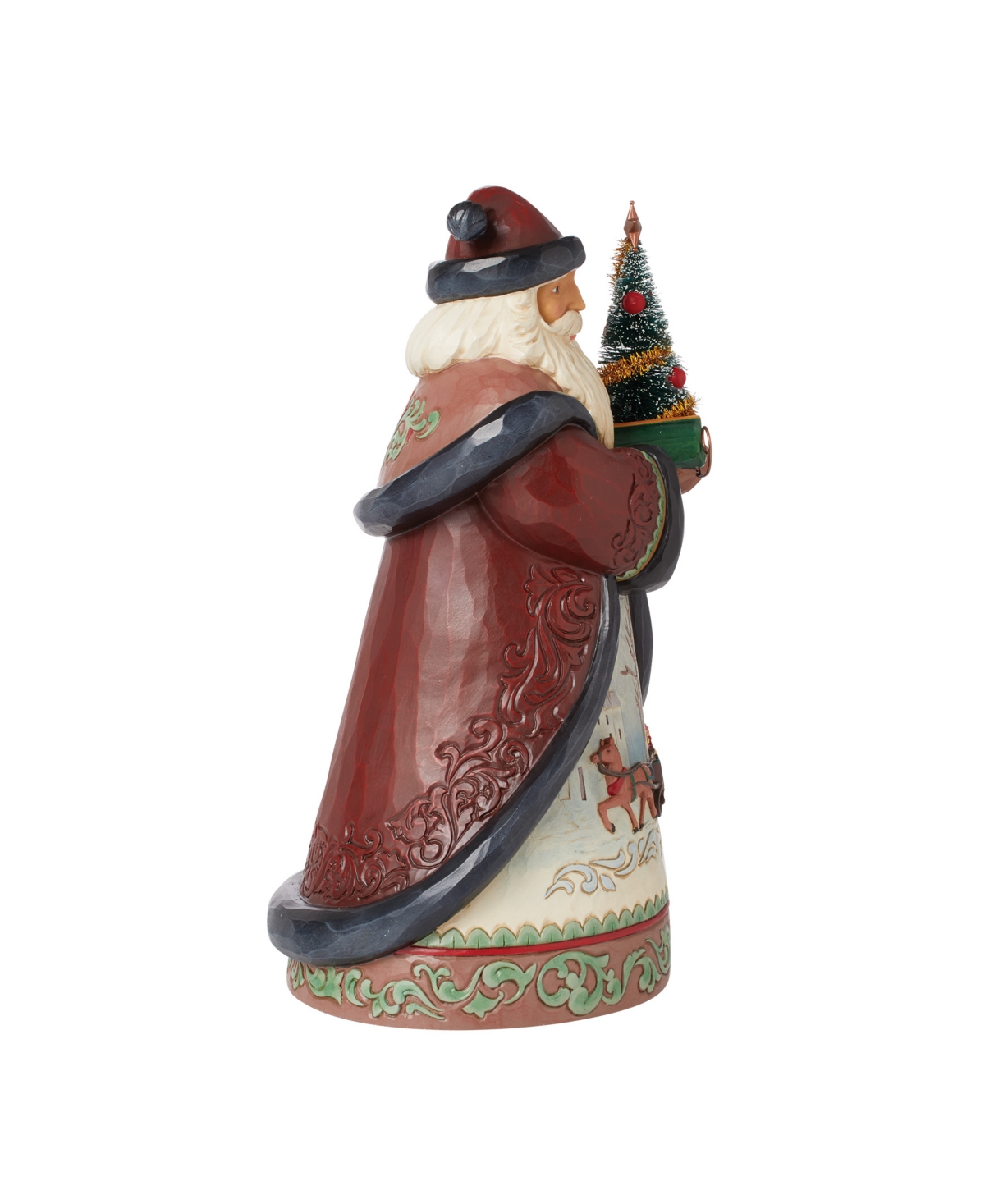 Jim Shore Holiday Manor Santa Figurine In Multi
