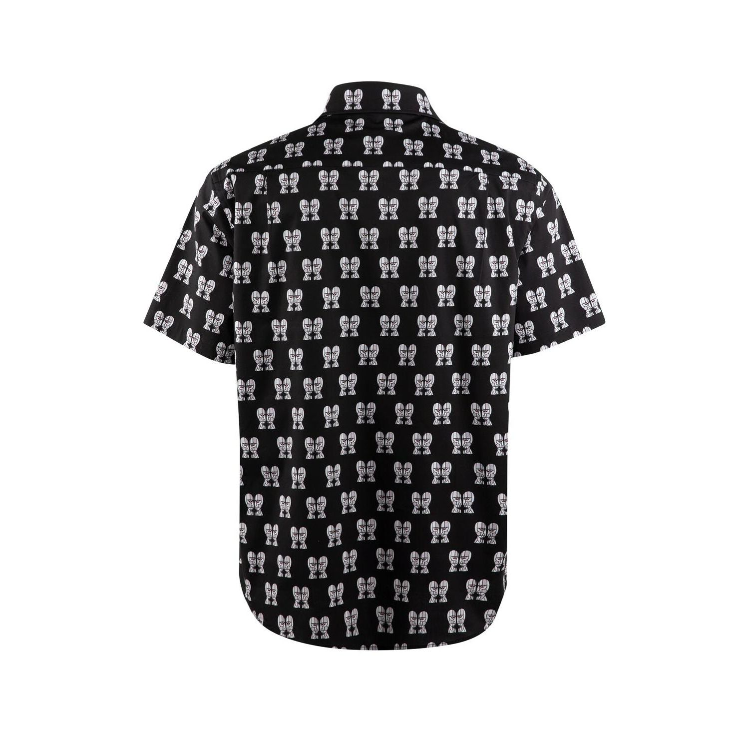 Men's Black Pink Floyd Division Bell Button-Down Shirt