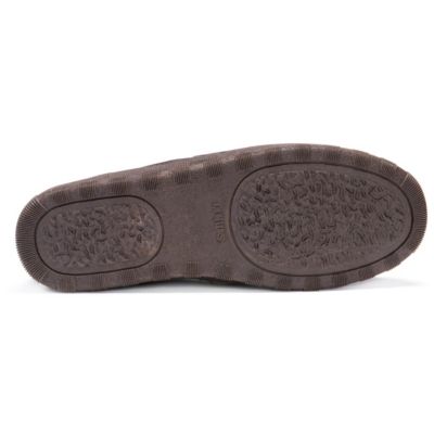 Men's Paul Printed Berber Suede Moccasin Slippers