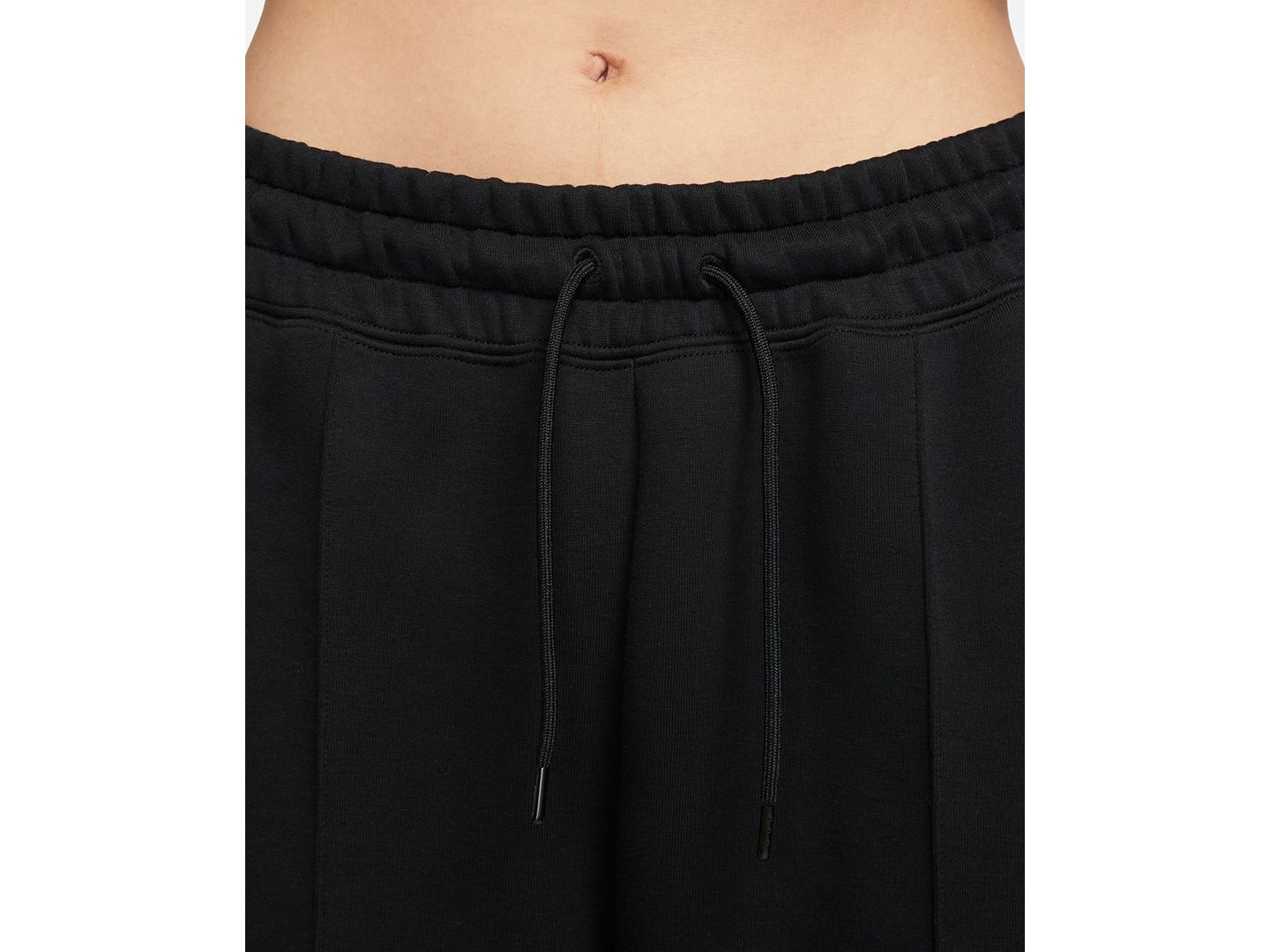 Женские брюки Nike Sportswear Tech Fleece Mid-Rise Jogger, цвет: Чёрный — фото 6