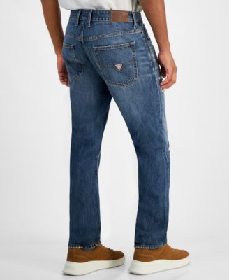 Футболка GUESS Tropical Camp и потертые джинсы