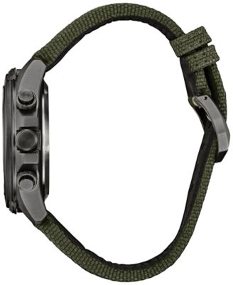 Eco-Drive Men's Chronograph Promaster Green CORDURA&reg; Strap Watch 44mm