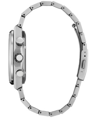 Eco-Drive Men's Chronograph Zenshin Super Titanium Bracelet Watch 43mm