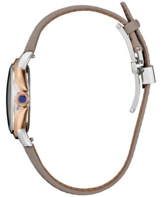 Eco-Drive Women's Ceci Taupe Eco-Pet Strap Watch 34mm