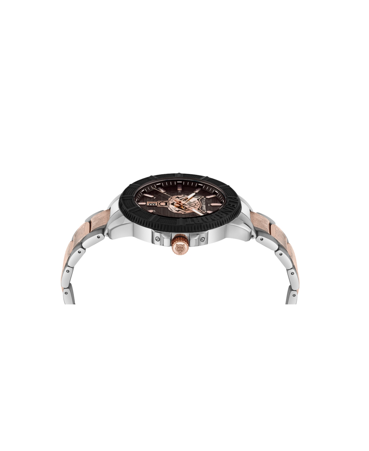 Shop Plein Sport Men's City Rush 3 Hand Date Quartz Two Tone Bracelet 45mm