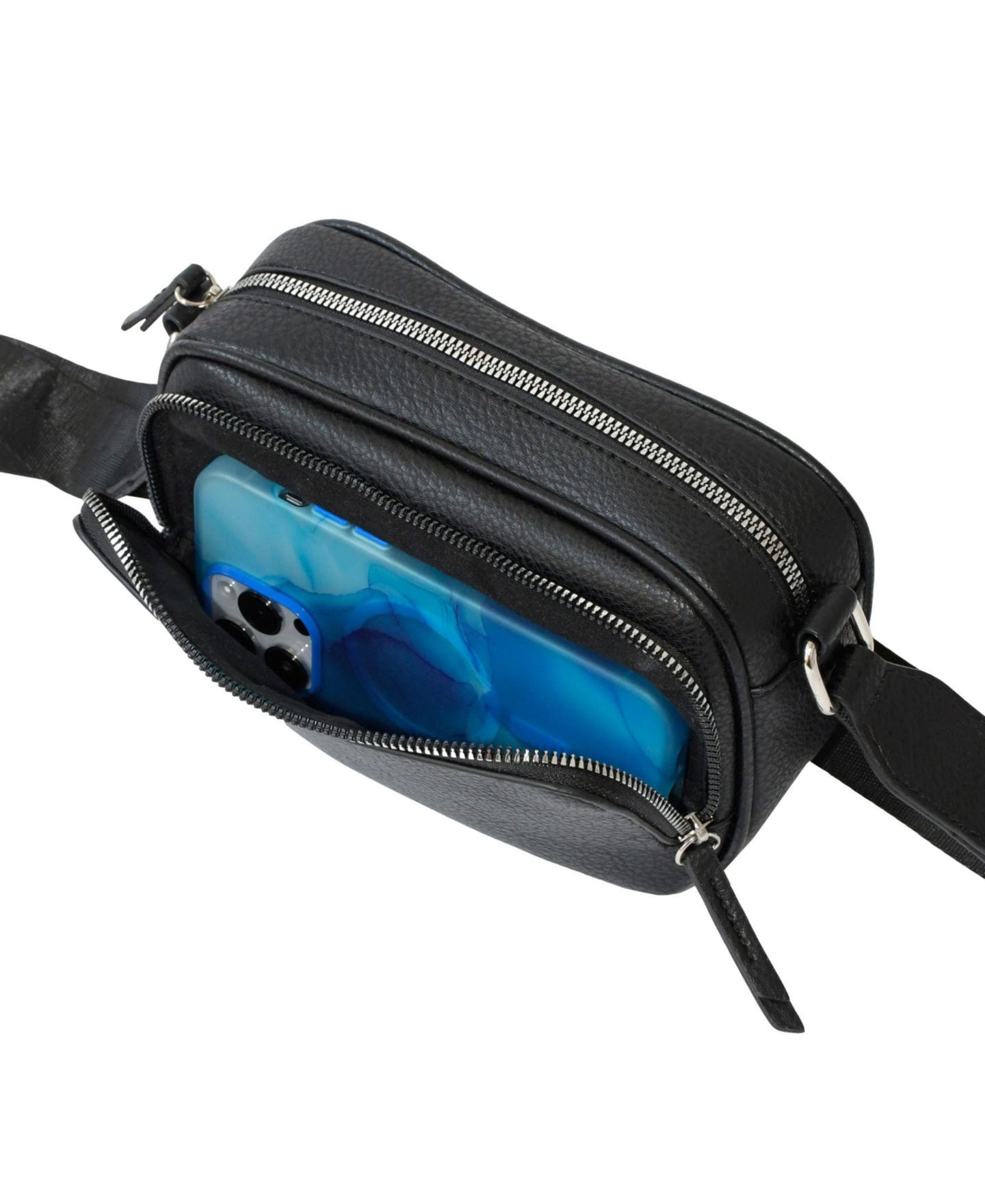 Женская сумка Nicci Ladies' Crossbody Bag with Front Zipper Pocket, цвет: Сиреневый — фото 8