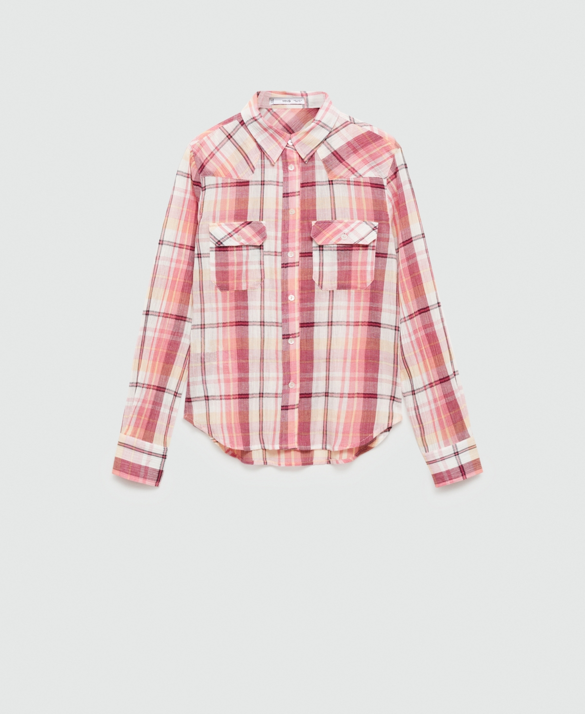 Mango Chemise In Pink