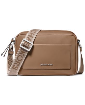 Michael Kors Logo Large Nylon Crossbody with Webbing Strap