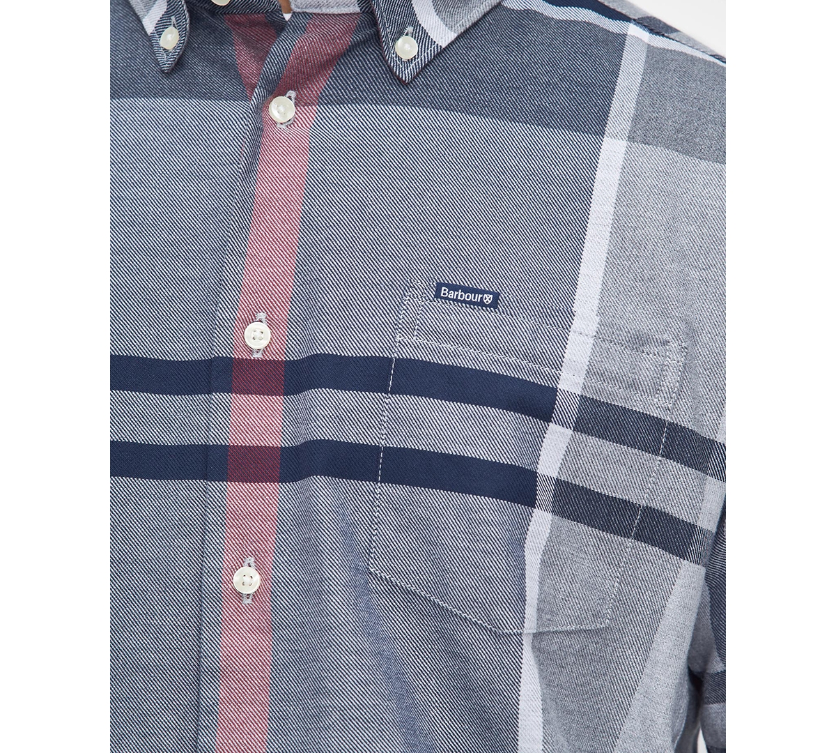 Barbour Men's Dunoon Tailored-Fit Tartan Button-Down Twill Shirt