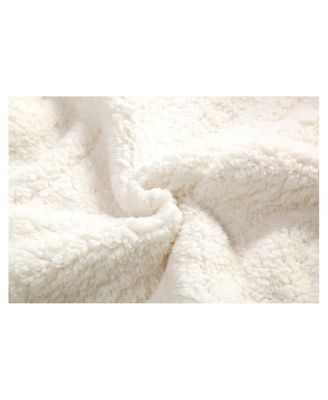 Girls Sherpa Fleece Lined Parka Coat 4-18