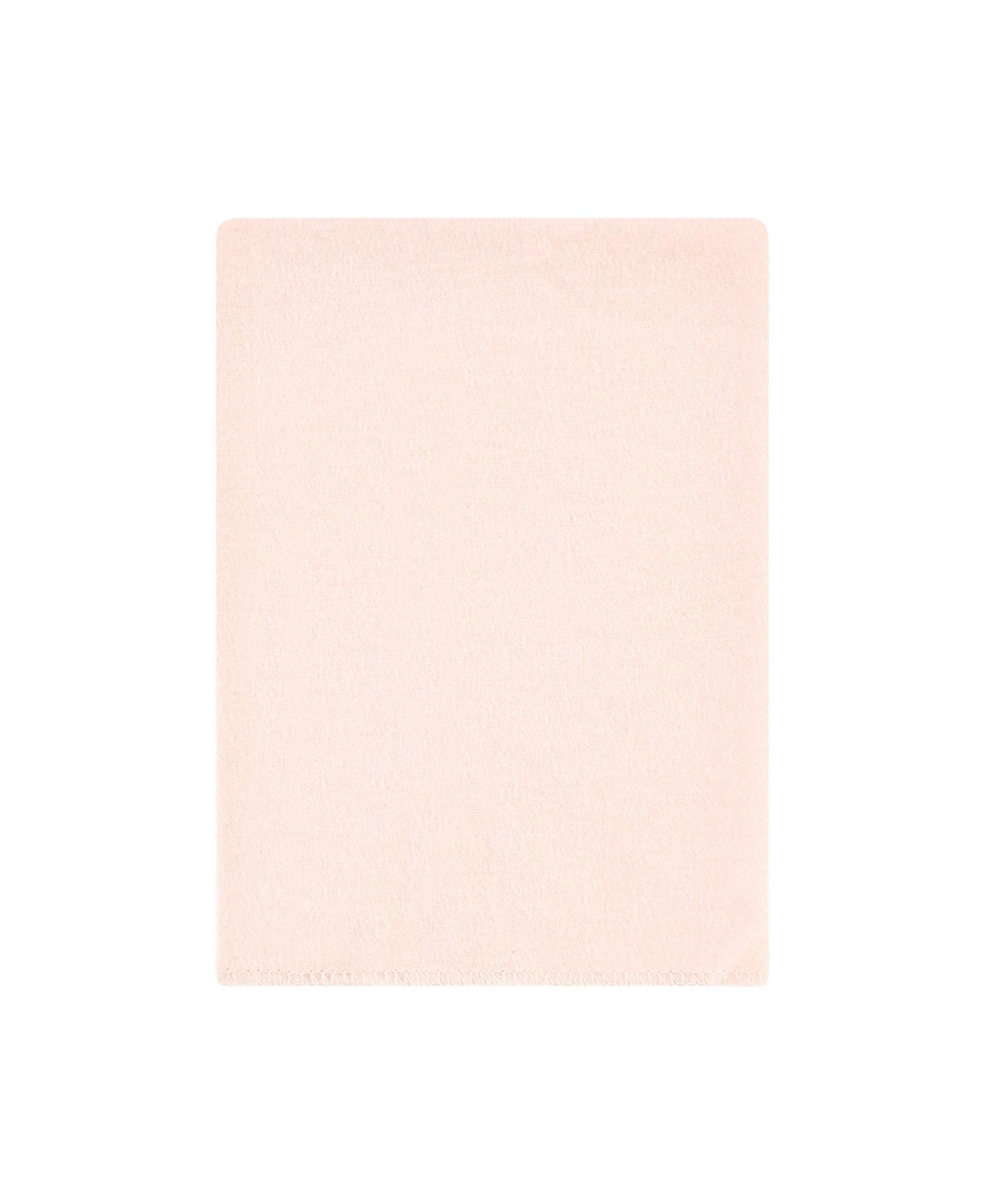 Hudson Baby Infant Girl Cotton Flannel Burp Cloths Bundle, One Size - Neutral pink floral