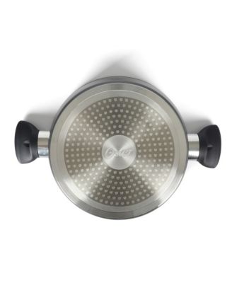 Hawke 14 Piece Aluminum Premium PFA Free Ceramic Nonstick Blue Sapphire Pots and Pans Cookware Set W/ Induction Base