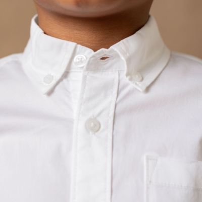 Boys' Poplin Button Down Shirt
