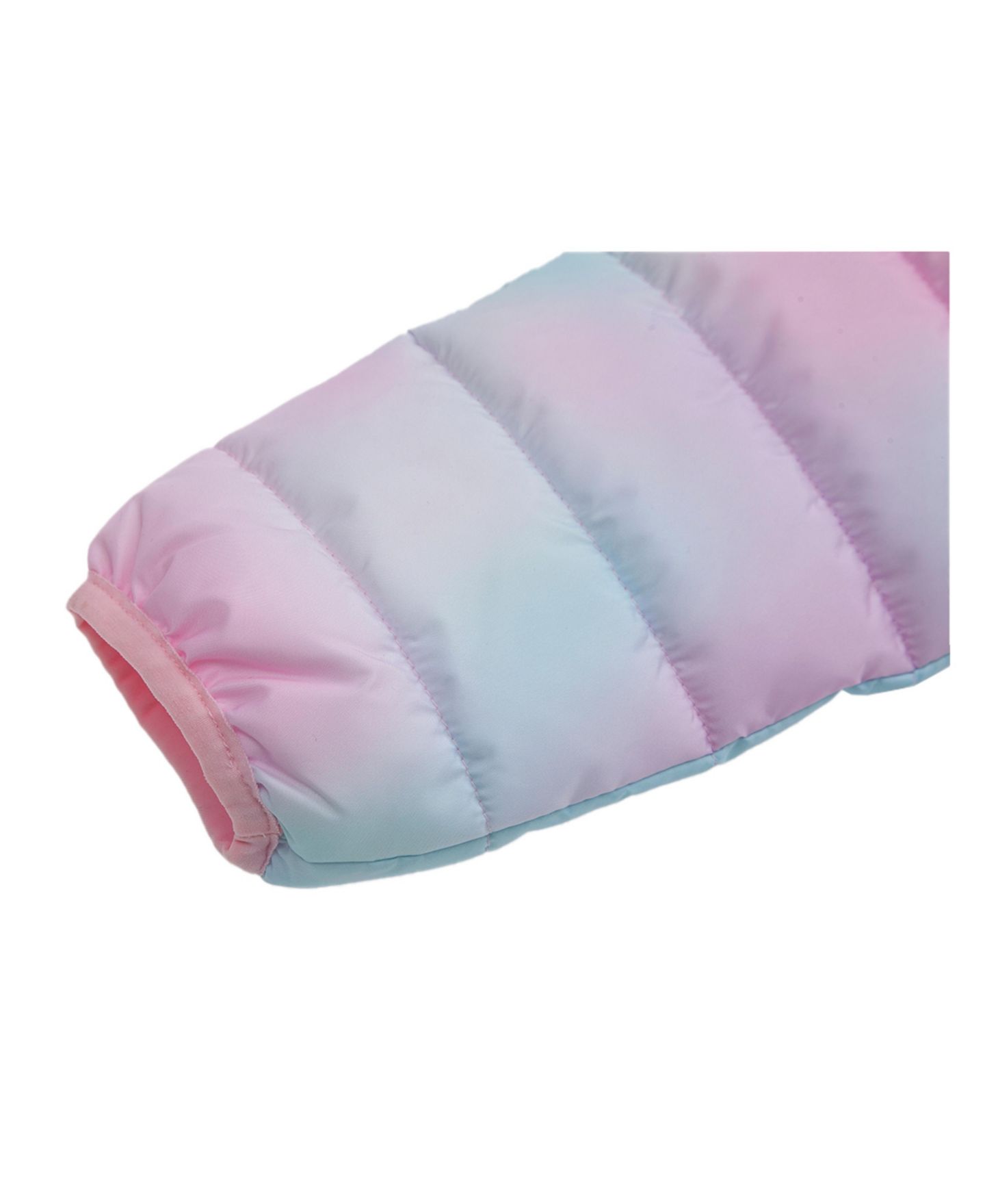 Куртка Rokka&Rolla Lightweight Puffer Jacket 2T-4T для девочек-малышей, цвет: Нежно-розовый — фото 5