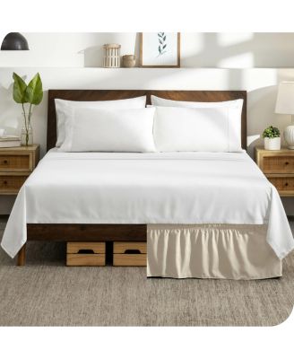 Adjustable Wrap Around Ruffled Bed Skirt