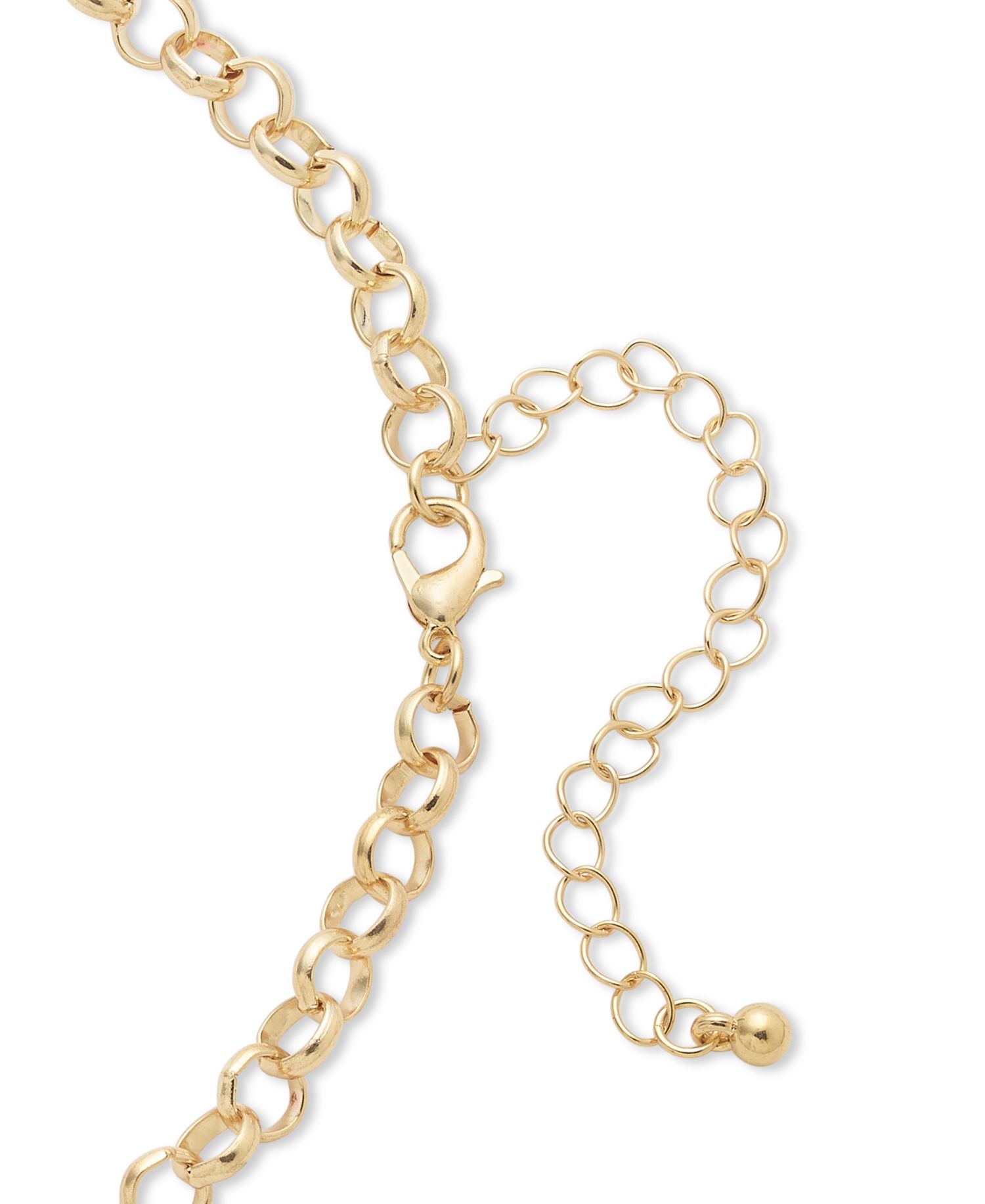 Gold-Tone Candy Charms Necklace, 30" + 3" extender