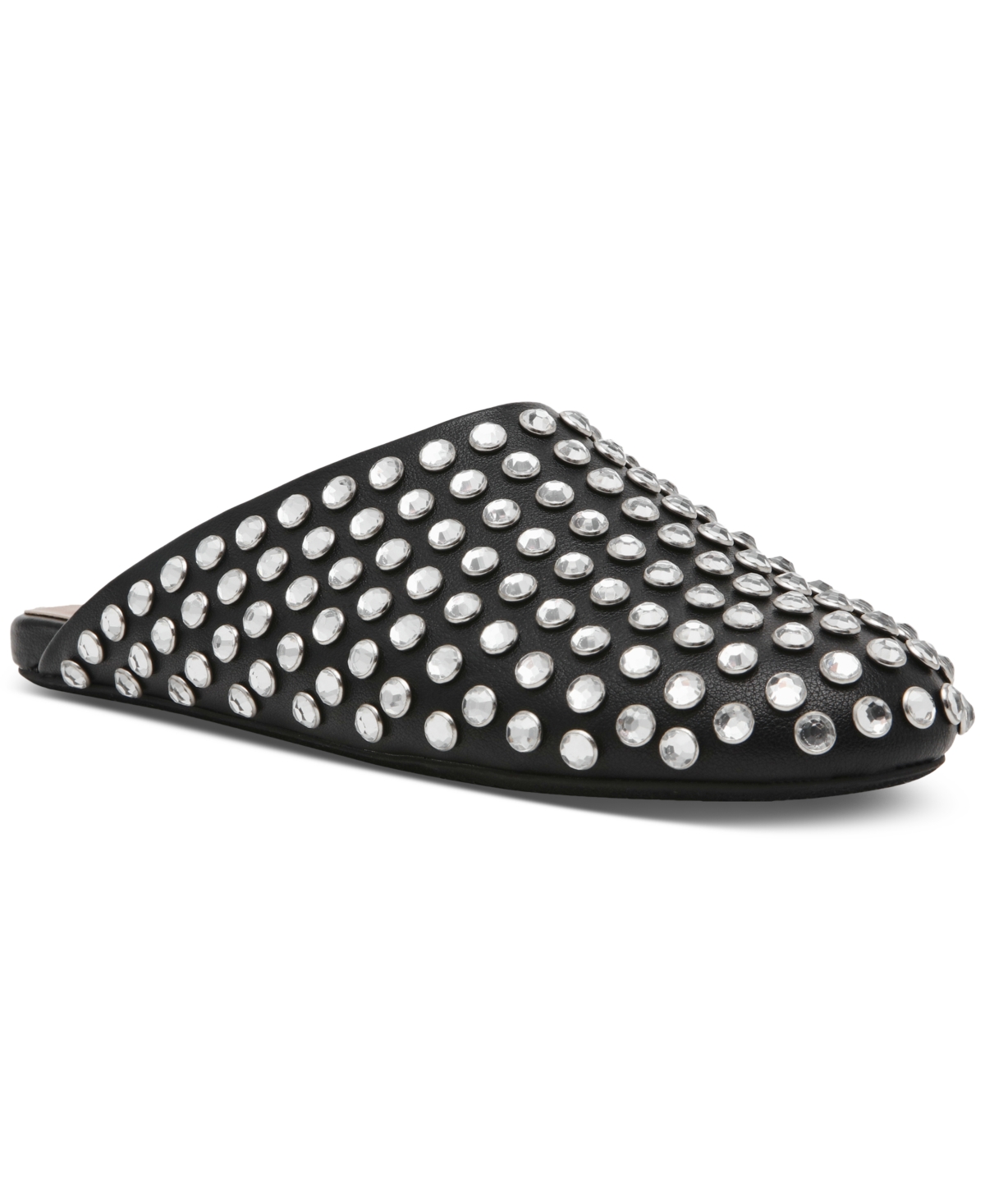 Women's Glimmer Embellished Slide Mule Clogs - Black/Rhinestone