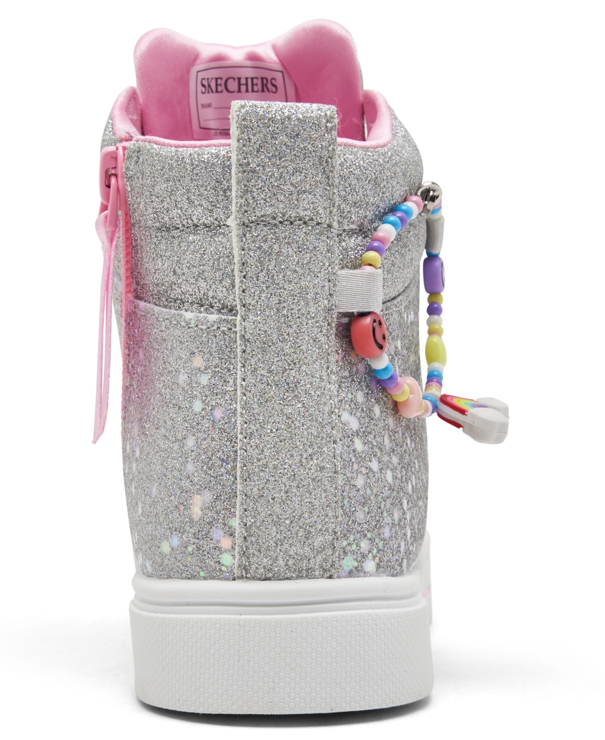 Skechers Little Girls Twinkle Toes: Twinkle Sparks - Charm Bestie High Top Light-Up Casual Sneakers from Finish Line