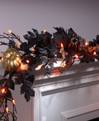 Chic Eek Black & Gold Garland, 6 feet