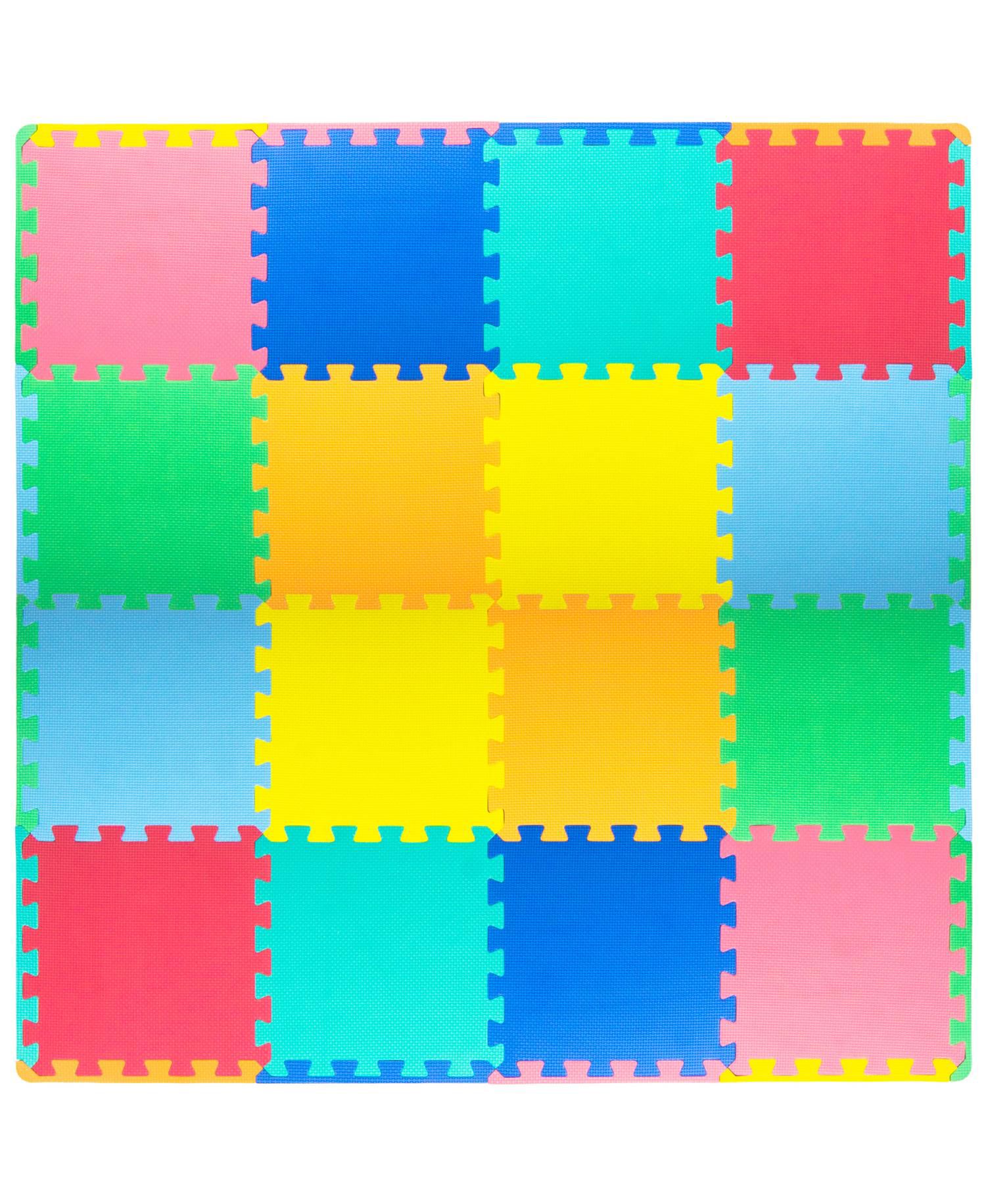 Kids Floor Play Mat 3/8-in, 16 Sq Ft - 16 Tiles