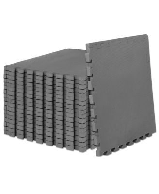 Exercise Puzzle Mat 1-in, 72 Sq Ft - 18 Tiles