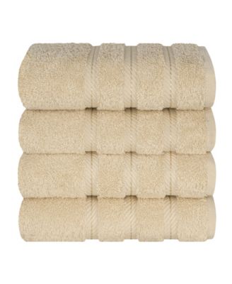 Edison Luxury 100% Turkish Cotton 4-Piece Hand Towel Set