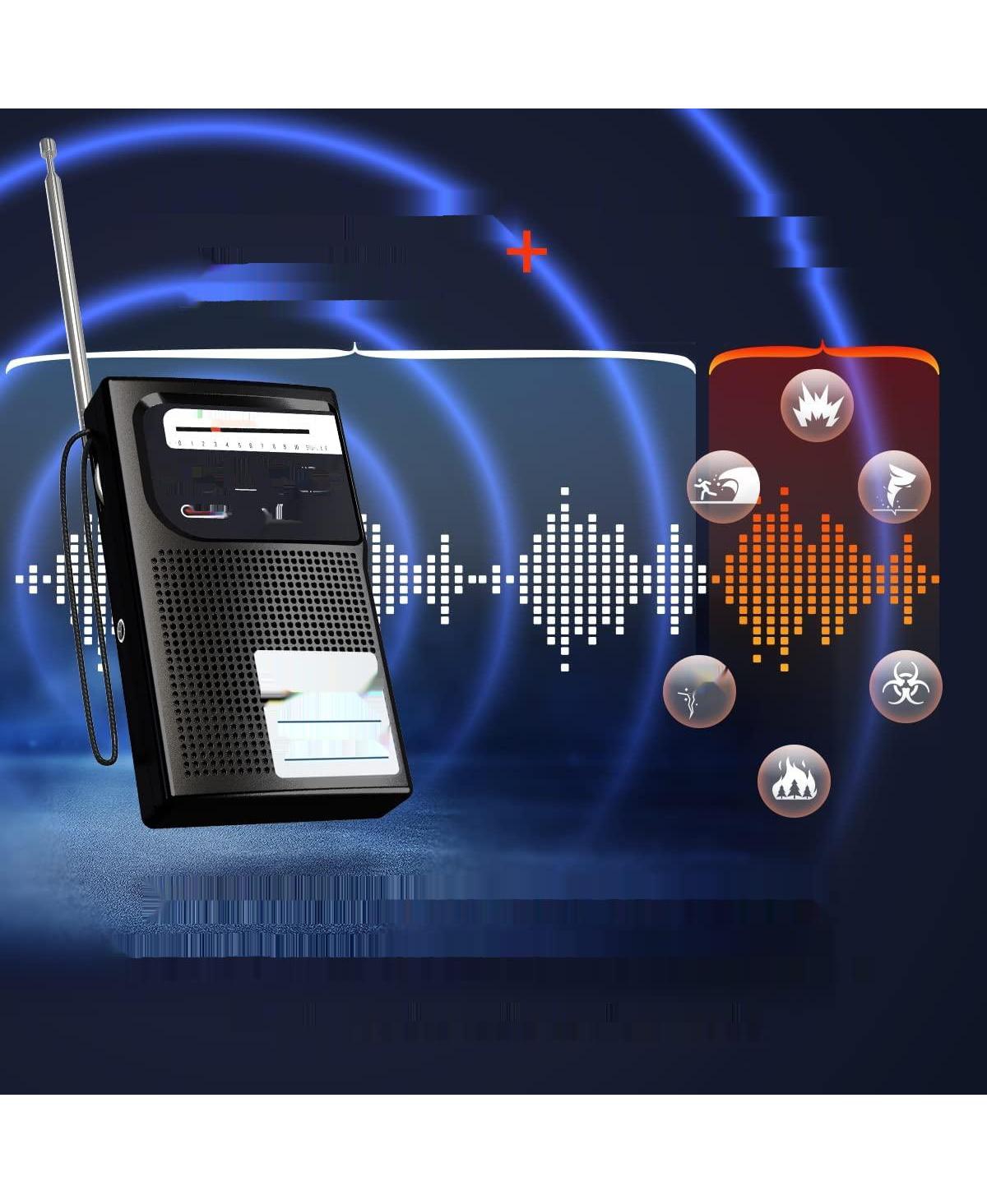 Vondior Noaa Emergency Am Fm Portable Weather Radio: Best Reception and Longest Lasting Transistor