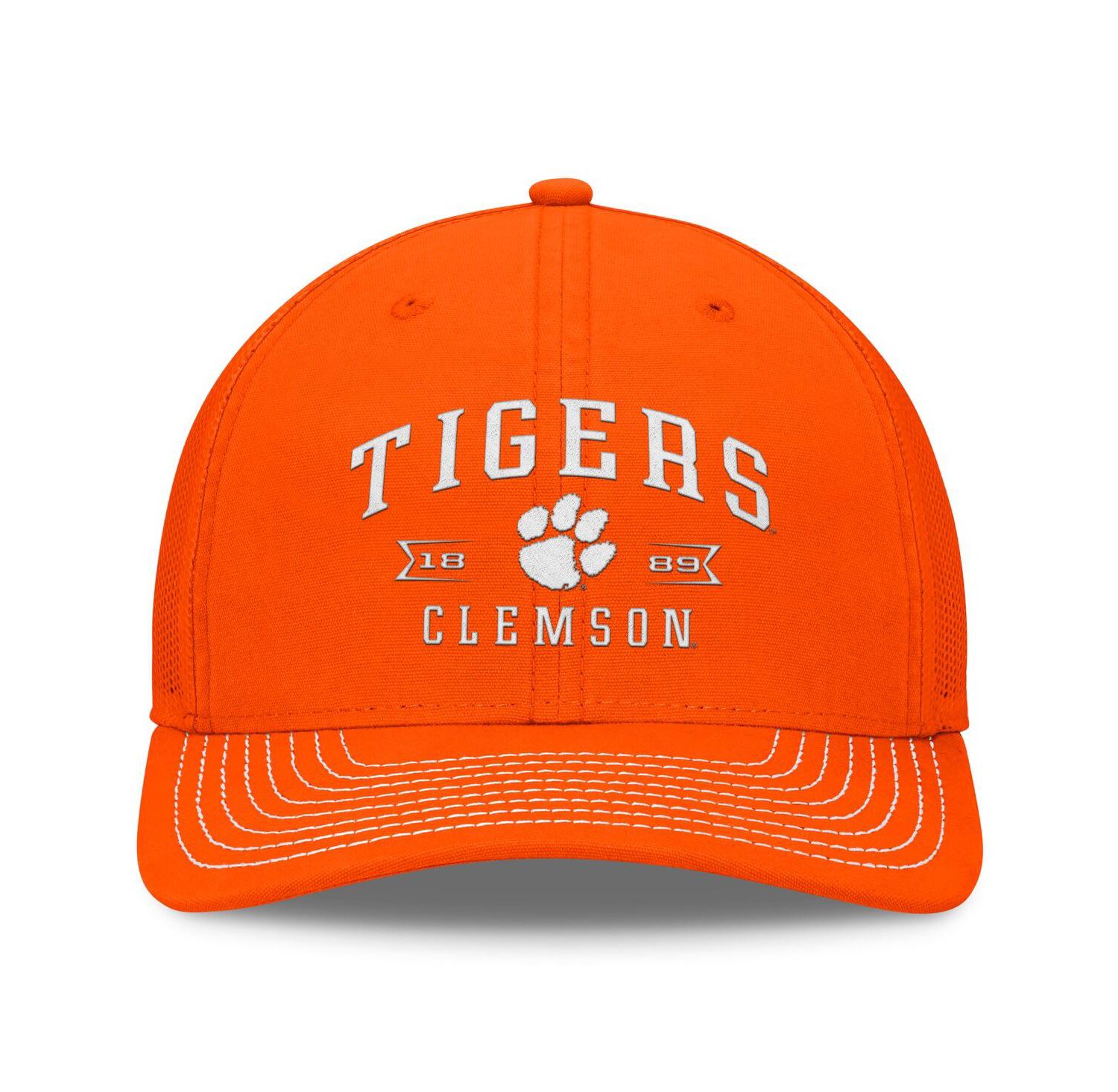 Men's Orange Clemson Tigers Carson Trucker Adjustable Hat