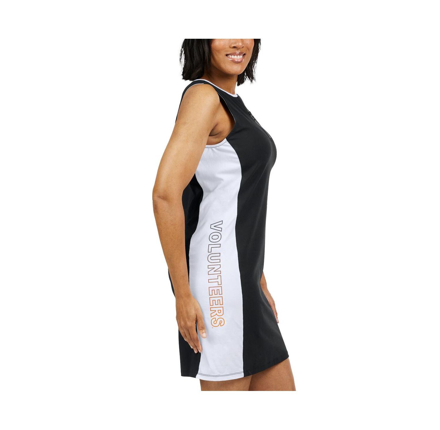 Women's Black Tennessee Volunteers Bodyframing Tank Dress