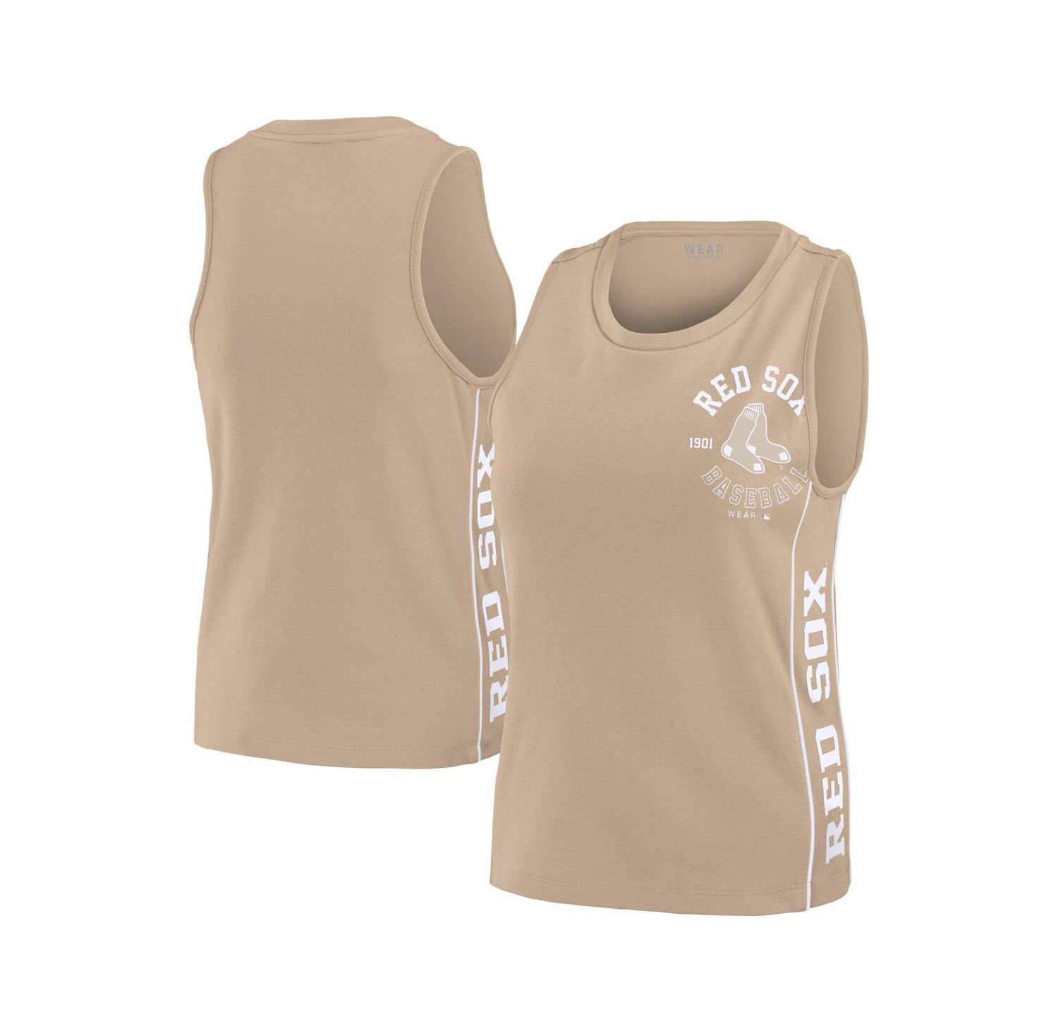 Women's Tan New York Yankees Tonal Tank Top