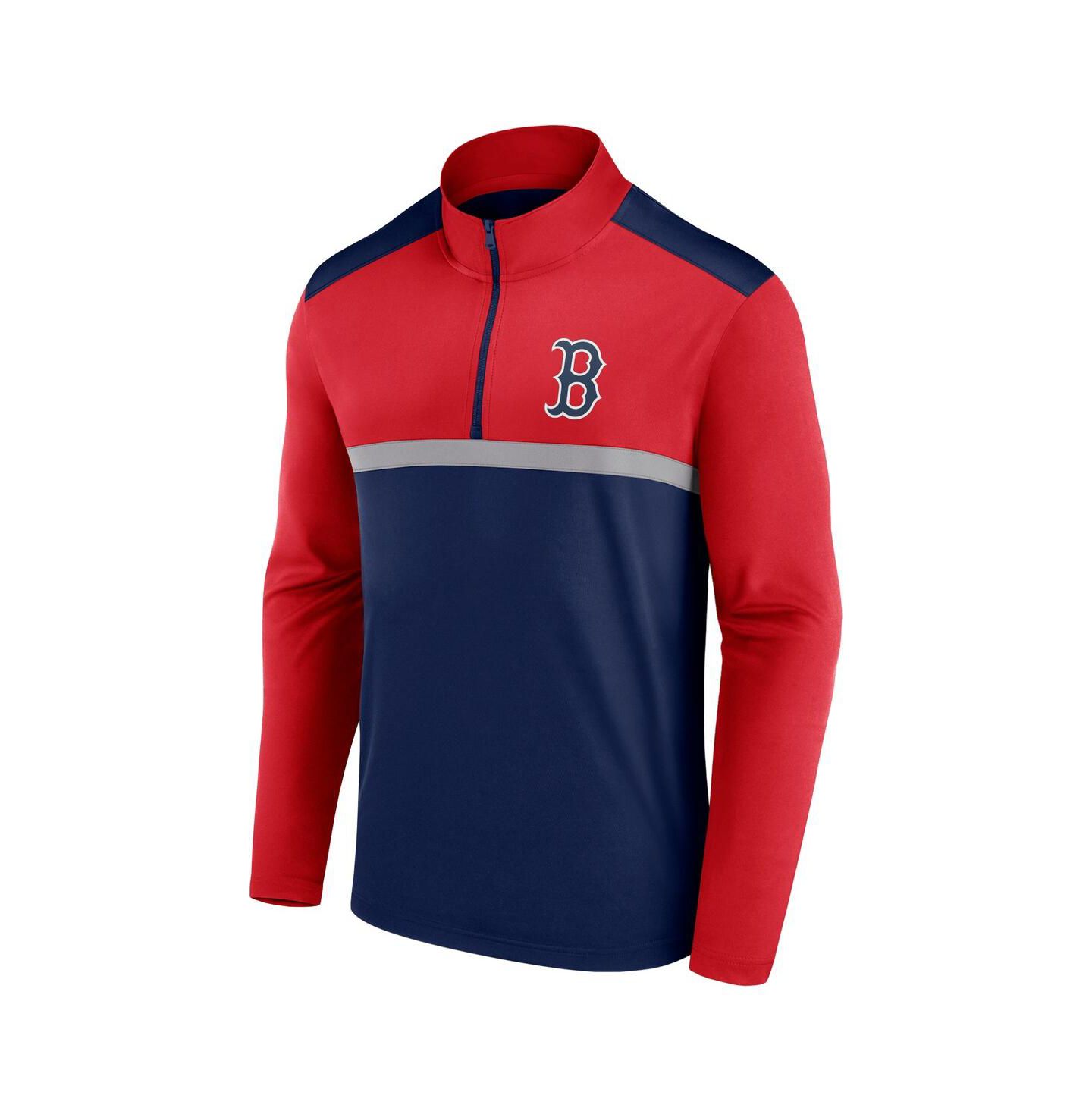 Мужской топ Fanatics Navy Boston Red Sox Unstoppable Quarter-Zip — фото 2