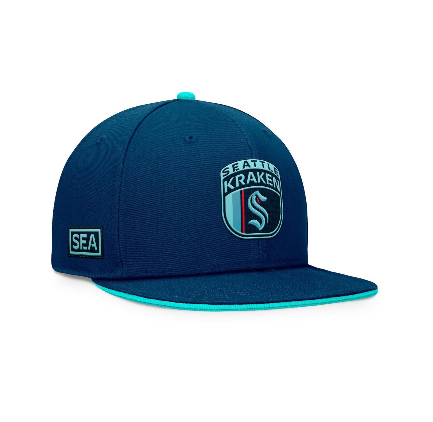 Men's Deep Sea Blue Seattle Kraken 2024 NHL Draft Snapback Hat