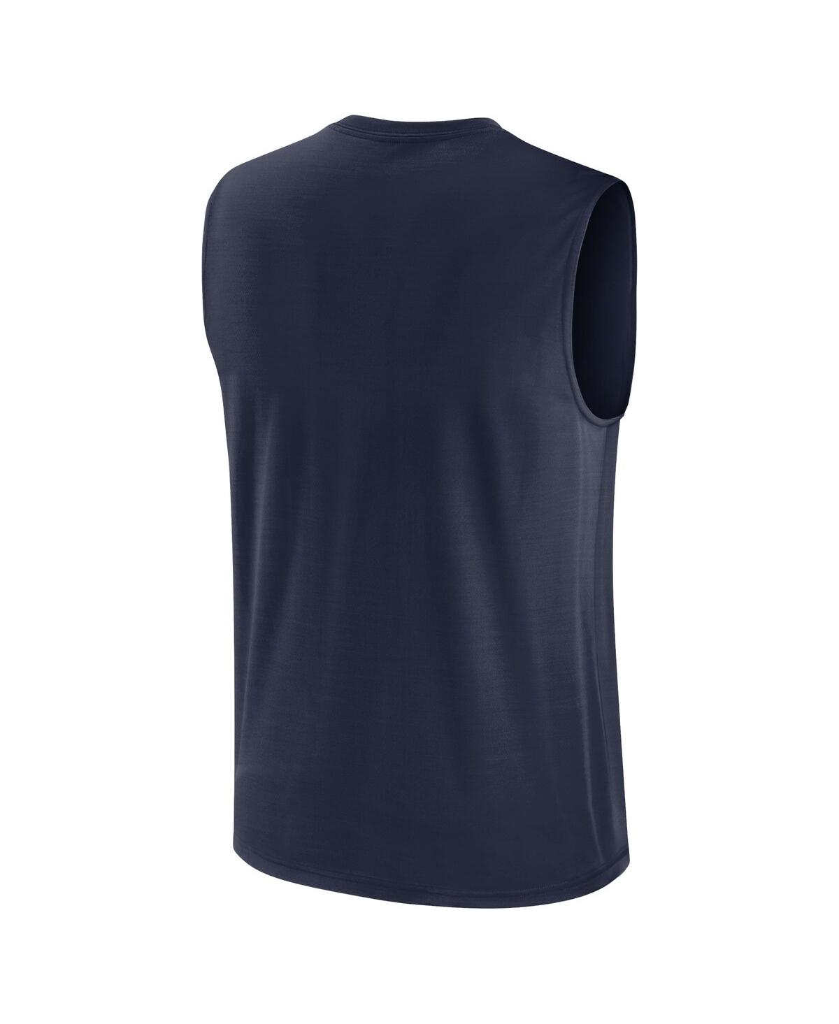 Nike Men's College Navy Seattle Seahawks Blitz Legend Muscle Perform Tank Top In Navy