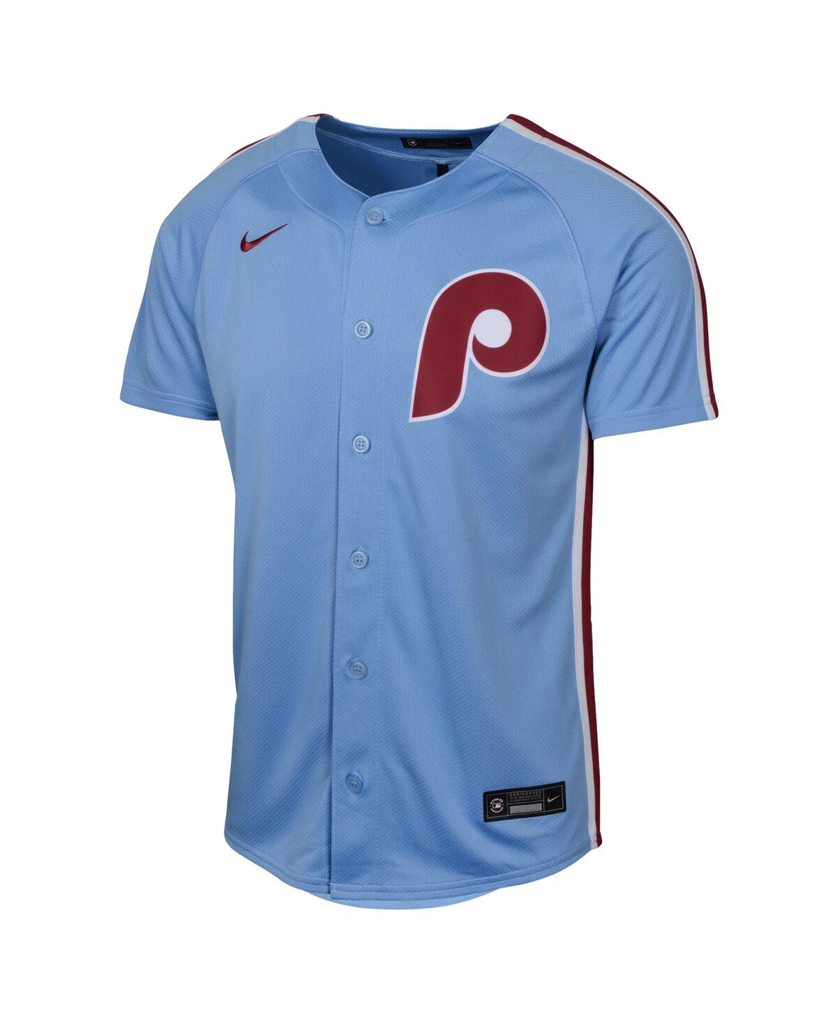 Nike Big Boys and Girls LightPhiladelphia Phillies Alternate Limited Jersey - Blue