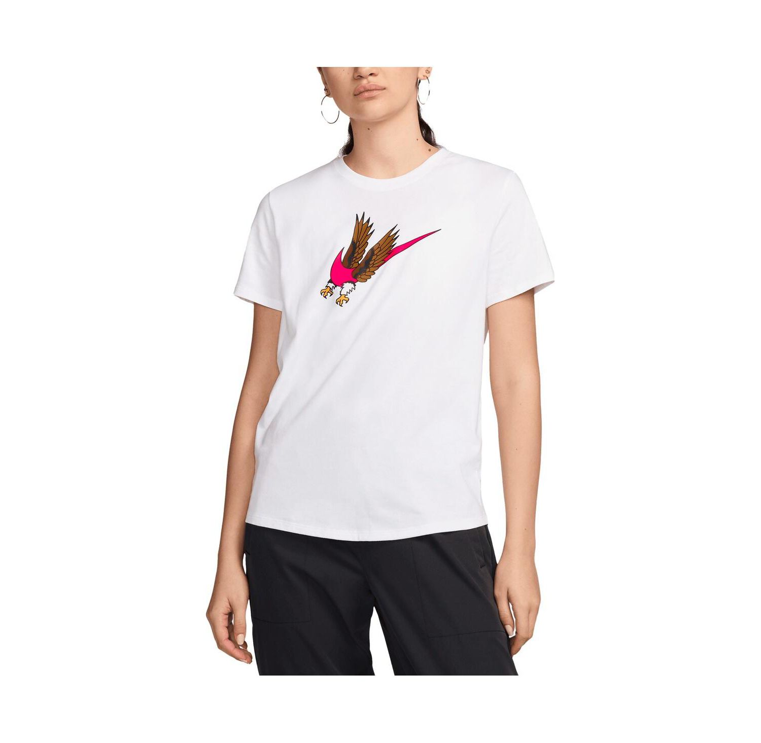 Women's White Team USA Essentials Eagle T-Shirt