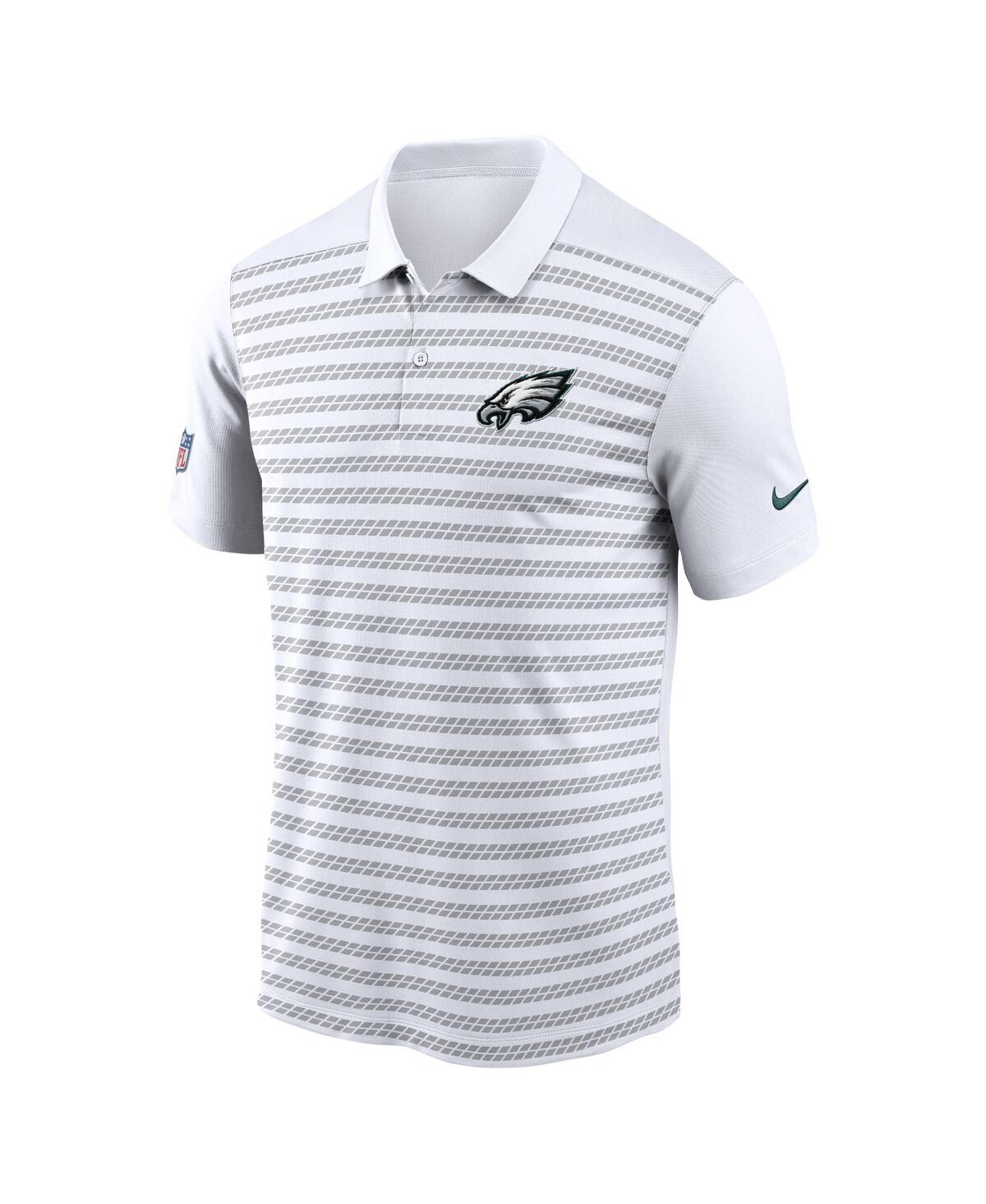 Nike Men'sPhiladelphia Eagles 2024 Sideline Victory Performance Polo - White
