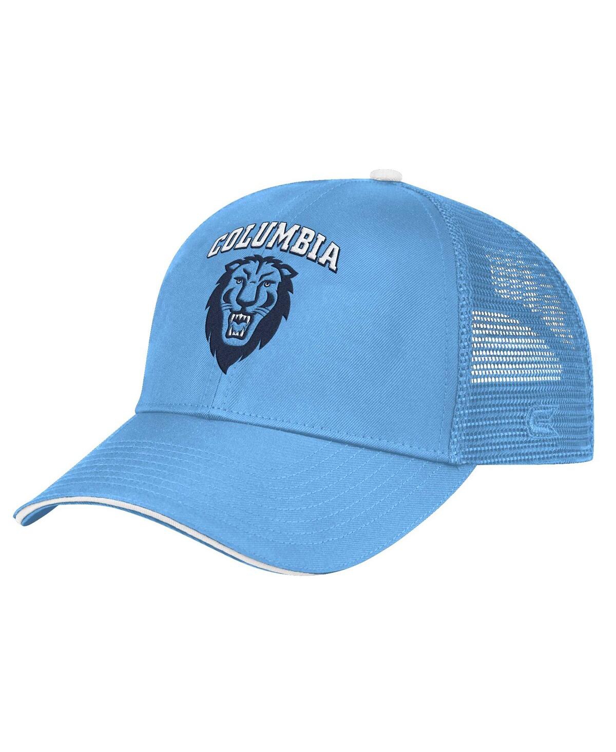 Colosseum Men's Light Blue Columbia University Wyatt Primary Team Trucker Adjustable Hat In Light Blue