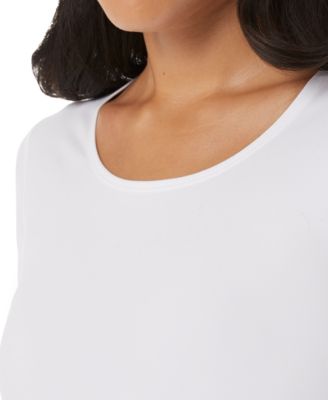 Women's Long-Sleeve Scoop-Neck Top 