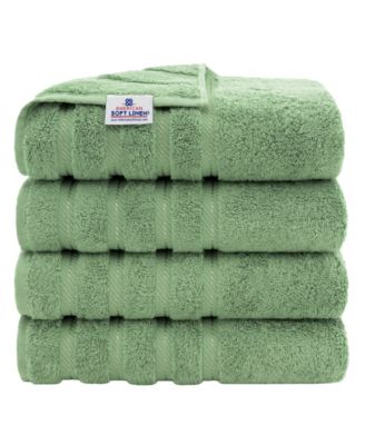 Edison Luxury 100% Turkish Cotton 4-Piece Bath Towel Set