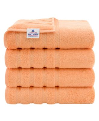 Edison Luxury 100% Turkish Cotton 4-Piece Bath Towel Set