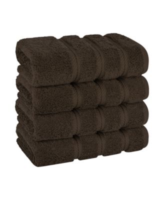 Edison Luxury 100% Turkish Cotton 4-Piece Hand Towel Set