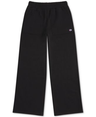 Big Girls Wide-Leg Fleece Sweatpants