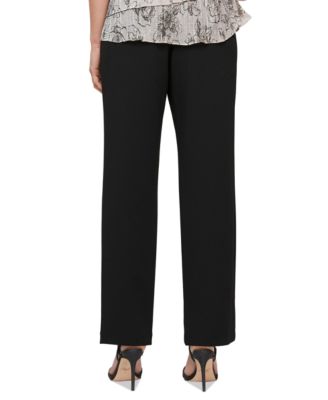 Slim Leg Crepe Pants