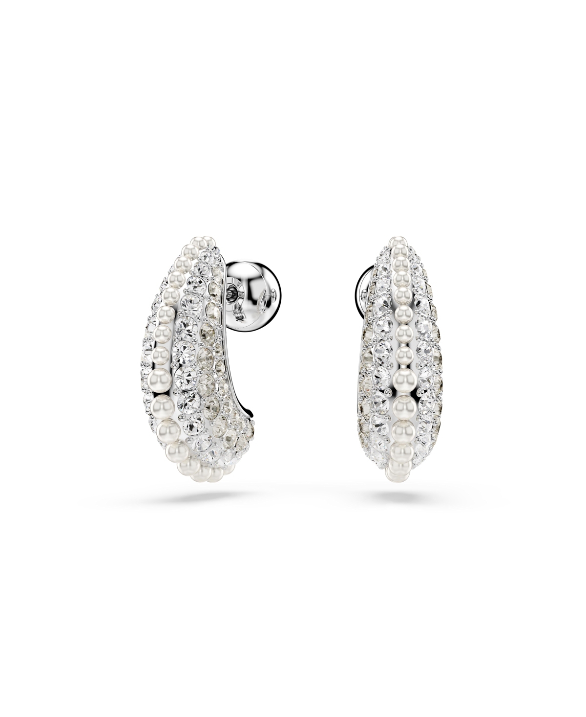 Swarovski Sublima Drop Earrings In Silver