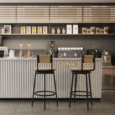 Farmhouse Bar Stool Ergonomic, Comfy