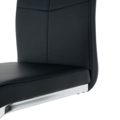 Modern Ergonomic Dining Chair with Non-Slip Feet (Set of 2)