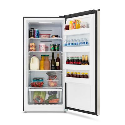 Upright Freezer, 13.8 Cu. Ft. - Stainless Steel