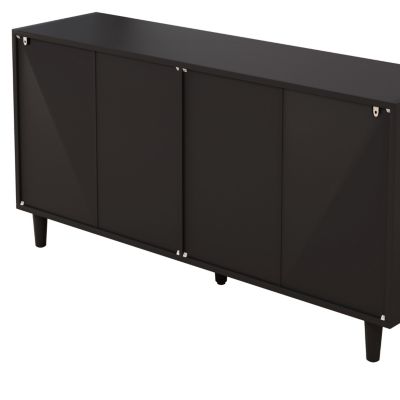 Natural Rattan Dresser with Anti-Tip Design and Ample Storage